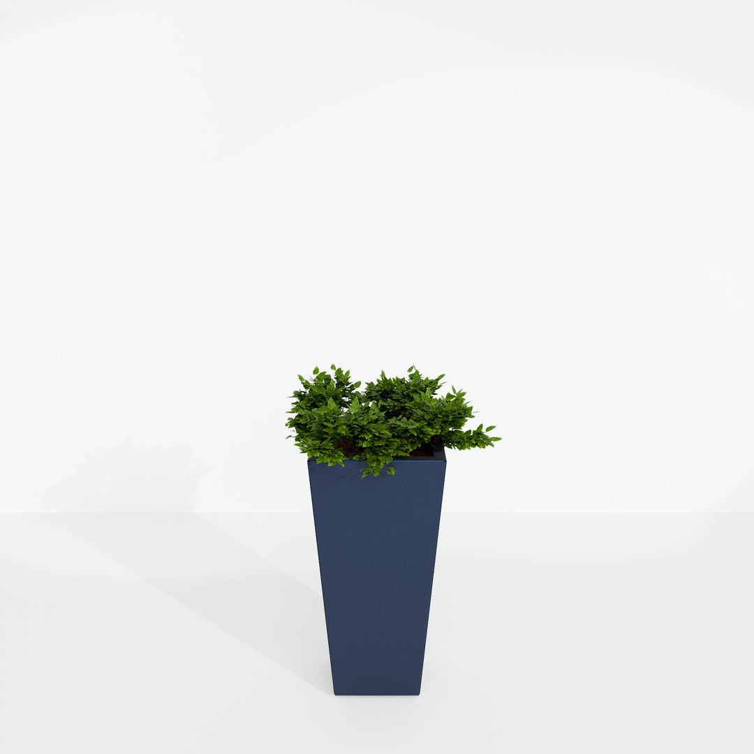 Tapered Steel Planter Box (12" L x 12" W x 24" H)