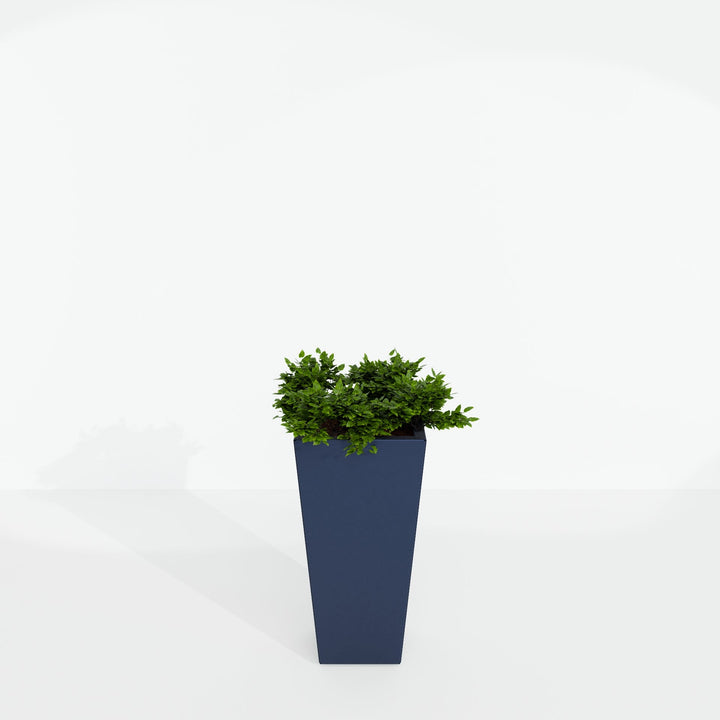 Tapered Steel Planter Box (12" L x 12" W x 24" H)