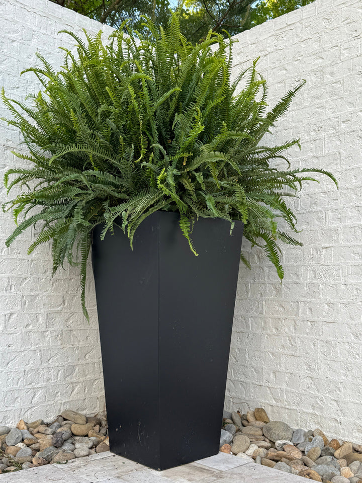 Tapered Steel Planter Box (18" L x 18" W x 36" H)