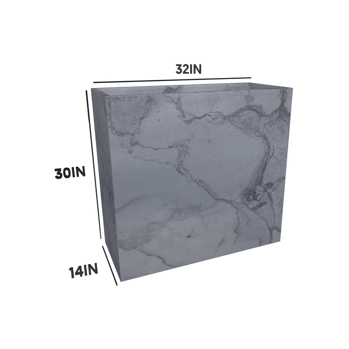 Steel Planter Box (32" L x 14" W x 30" H)