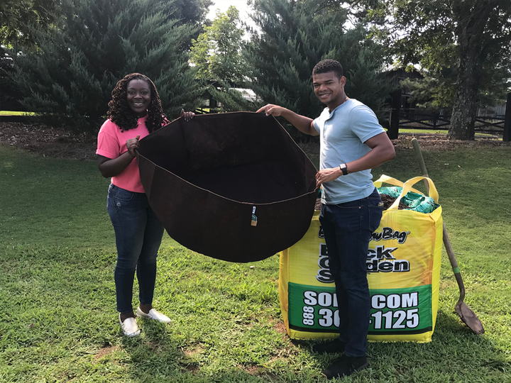 Raised Garden Kit: 1 BigYellowBag of Veggie Mix + 2 Big Root Pouches (Delivered)